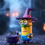  Blindbox set 6 mô hình Blokees Minions Mokoo 03 Belloween ED11 75663 