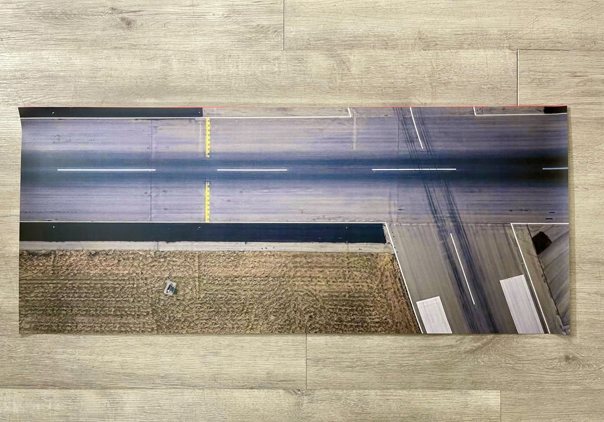  Phụ kiện trưng bày đường băng chất liệu in pp 50x120cm cán mờ chống nước bụi bẩn dành cho máy bay mô hình nhiều tỉ lệ DR051 