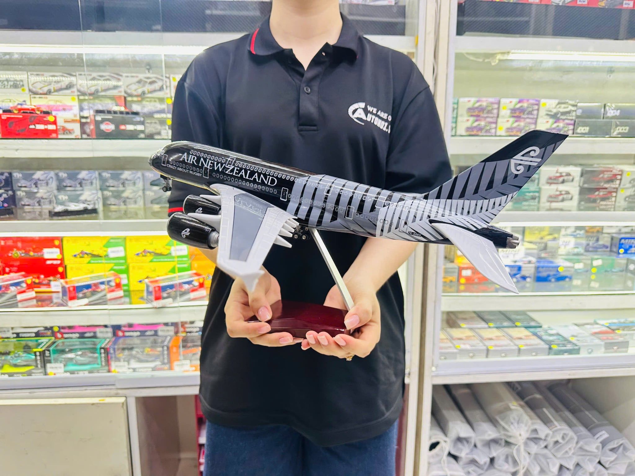  Mô hình máy bay dòng A A380 New Zealand MB47121 