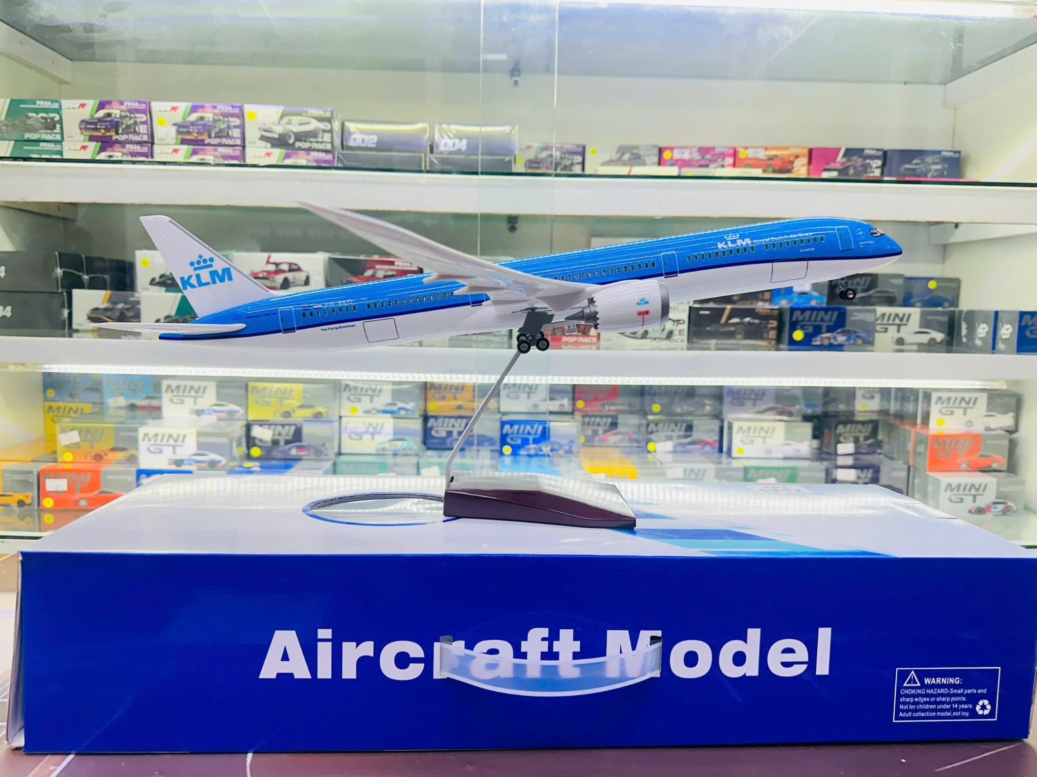  Mô hình máy bay dòng B B787 KLM no led MB47124 