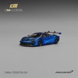  Mô hình xe Mclaren 720SGT3X Aurora Blue tỉ lệ 1:64 CM Model CM64-720SGT3X-04 