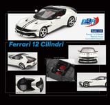  Mô hình xe ô tô Ferrari 12 Cilindri Bianco Avus tỉ lệ 1:64 BBR Model BBRFER64034 