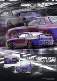  Mô hình xe Nissan GTR R32 Midnight Purple Australia Special Edition Limited Edition tỉ lệ 1:64 Inno64 IN64-R32-MP 