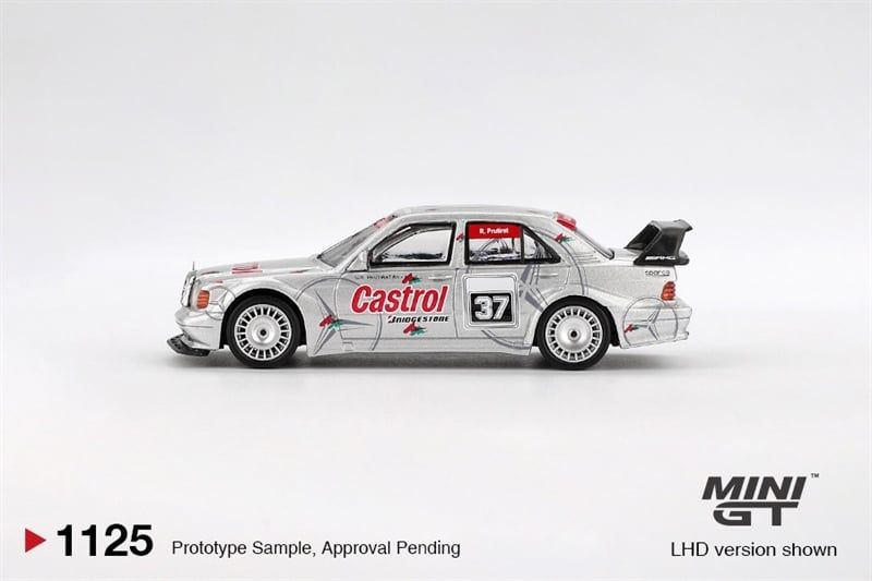  Mô hình xe Mercedes-Benz 190E 2.5-16 Evolution II #37 1995 SE Asia Touring Car Championship tỉ lệ 1:64 MiniGT MGT01125-BL- HaveChase 