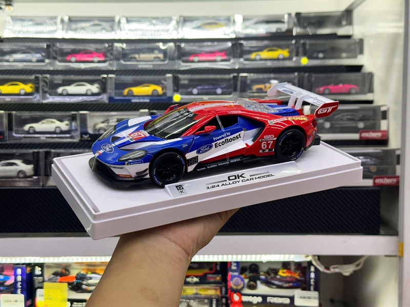  Mô hình xe Ford GT-MK full open - có đèn - âm thanh OK2213 tỉ lệ 1:24 Ok Model OT24129 