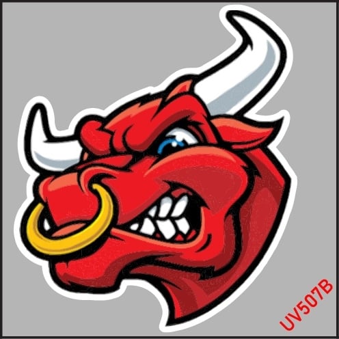  Bộ 8 decal uv trang trí chủ đề Redbull dán xe - điện thoại - laptop - máy tính - nón - ly - mica chống nước - chống trầy Autono1 UV704 