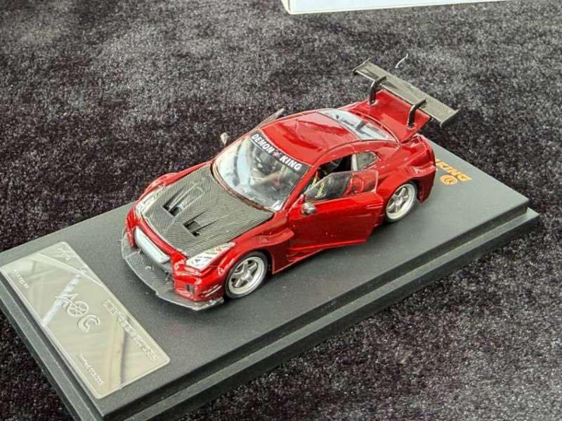  Mô hình Nissan GTR 35 RR full open tỉ lệ 1:64 AOC model OT64838 