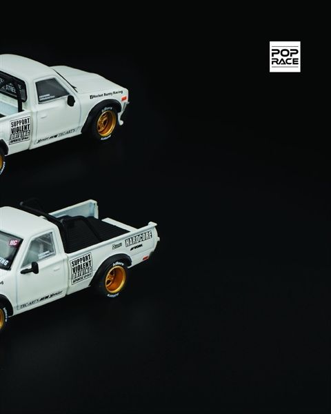  [Hàng loose] Mô hình xe Pandem Datsun 620 White tỉ lệ 1:64 Poprace PR640350 