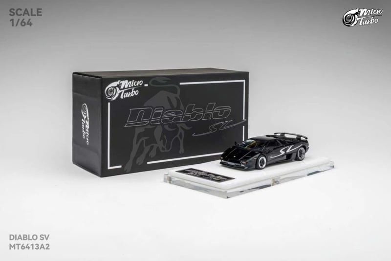  Mô hình xe Lamborghini Diablo SV tỉ lệ 1:64 Microturbo MT6413A2 