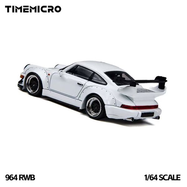  Mô hình xe Porsche RWB 964 white tỉ lệ 1:64 Time micro TM648502 