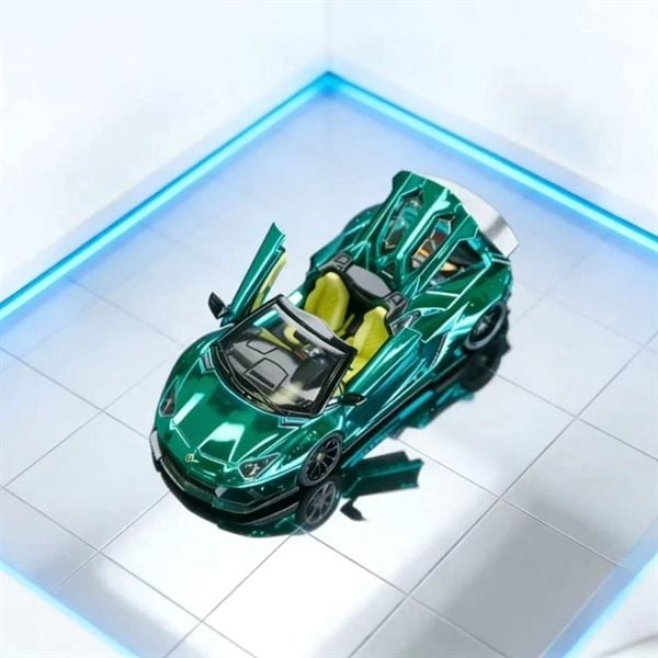  Mô hình xe Lamborghini LP720-4 Roadster Wide-Body tỉ lệ 1:64 TPC & Rhino model RM OT64394 