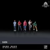 Mô hình nhân vật figure set 5 người Grand Theft Auto game GTA tỉ lệ 1:64 MoreArt MO223074 