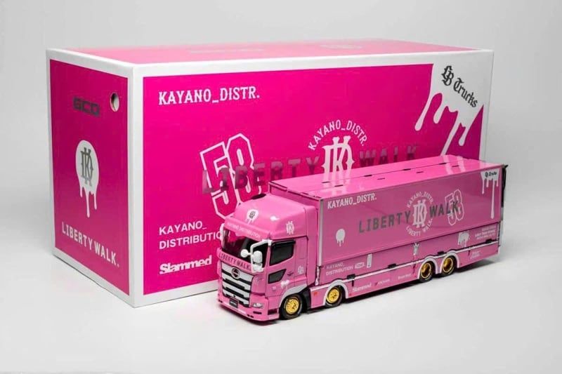  Mô hình xe HINO700 LBWK Pink tỉ lệ 1:64 KS-093-738 