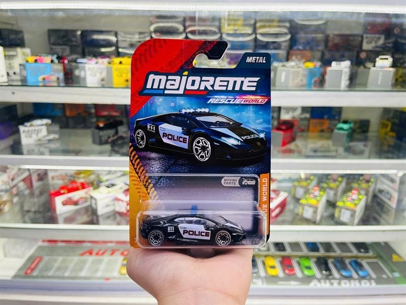  Mô hình xe Rescue World Toyota GR86 GT police Japan tỉ lệ 1:64 Majorette 8503100001 