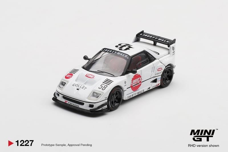  Mô hình xe Mazda AZ-1 Liberty Walk LB40 LB-Hinomaru bản card tỉ lệ 1:64 MiniGT MGT01227 