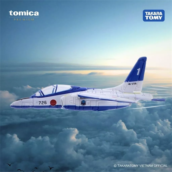  Mô hình máy bay JASDF T4 Blue Impulse No.22 tỉ lệ 1:64 Tomica Premium 887393 