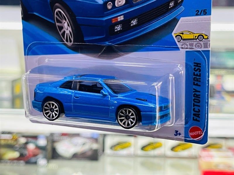  Mô hình xe Maserati Shamal blue Hotwheels kim loại có bản quyền chính hãng tỉ lệ 1:64 C4982-MI 