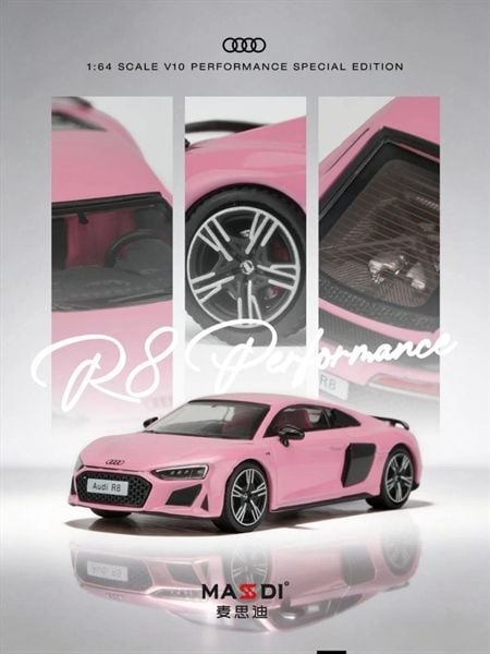  Mô hình xe Audi R8 V10 Performance tỉ lệ 1:64 Massdi OT64782 