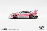  Mô hình xe Nissan SILVIA (S15) LB-Super Silhouette AMOCULTURE tỉ lệ 1:64 MiniGT MGT01239 