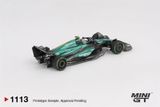  Mô hình xe đua F1 Aston Martin AMR24 #14 Fernando Alonso 2024 F1 2024 Canadian GP tỉ lệ 1:64 MiniGT MGT01113 