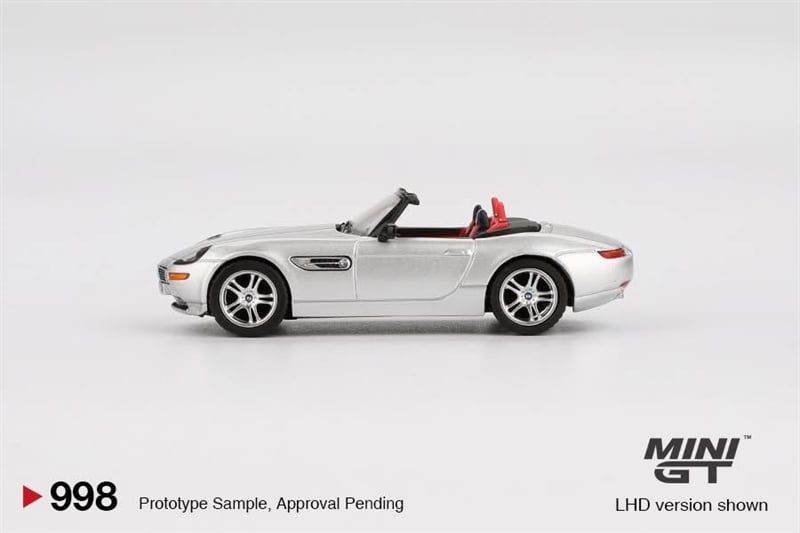  [Hàng Loose] Mô hình xe BMW Z8 silver tỉ lệ 1:64 MiniGT MGT00998 