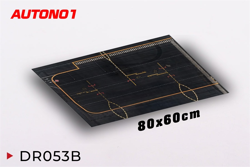  Phụ kiện trưng bày bãi đáp, đường băng chất liệu in pp 60x80cm cán mờ chống nước bụi bẩn dành cho máy bay mô hình nhiều tỉ lệ DR053 