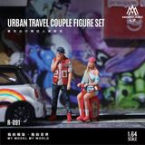  Set mô hình nhân vật figure Urban Commute Couple Set tỉ lệ 1:64 MoreArt MO223091 
