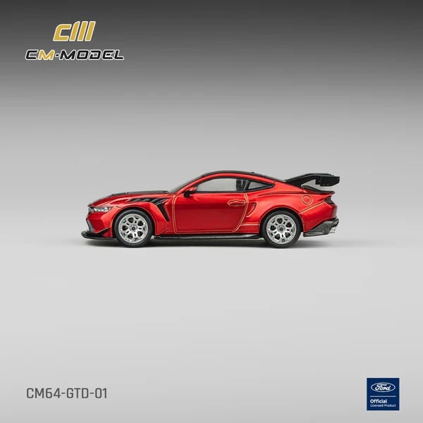  Mô hình xe Ford Mustang GTD Chroma Flame tỉ lệ 1:64 CM model CM64-GTD-01 