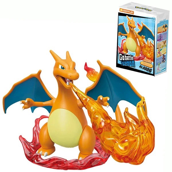  Mô hình có khớp cử động Go battle! Pokémon Vol 2 Charizards PP13 Keepplay 32667 