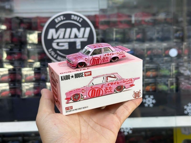  [Hàng Loose] Mô hình xe DatSun 510 Pro Street Buta V1 1:64 Kaidohouse KHMG161 