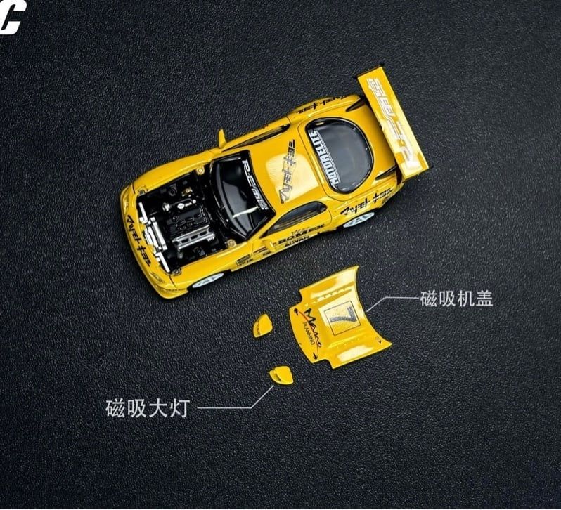 Mô hình xe Mazda RX7 1:64 TPC Model 