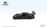  Mô hình xe Porsche 911 GT3 Racing Black/Red line tỉ lệ 1:64 Star Race SR64001 