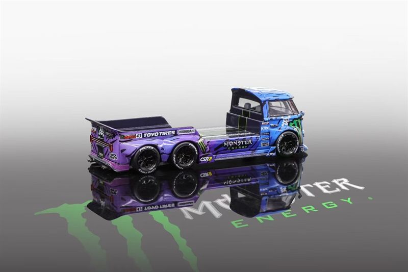  Mô hình xe VolksWagen trailer Monster energy - HOONIGAN with 