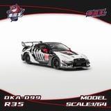  Mô hình xe Nissan GTR R35 Skeleton tỉ lệ 1:64 Demon King Auto DKA-099 