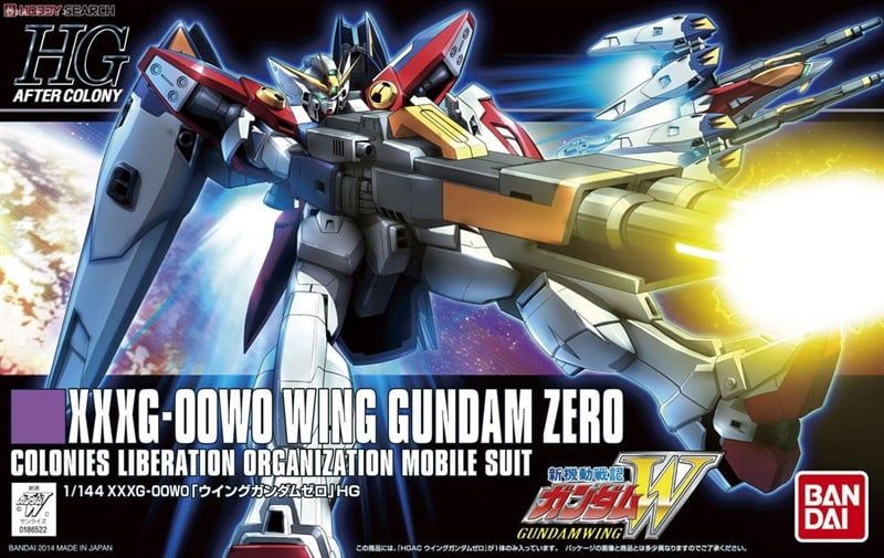  Mô hình figure lắp ráp 1/144 HGAC WING GUNDAM ZERO Bandai 4573102588913 