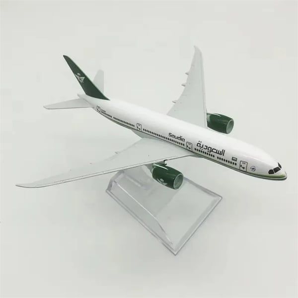  Mô hình máy bay Saudi Arabia Dreamliner Boeing B787 kích thước 16cm MB16224 