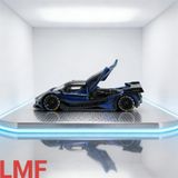  Mô hình xe Devel Sixteen’s V16 (Demon 16) nắp động cơ mở được tỉ lệ 1:64 LMF OT64273 