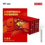  Mô hình thùng container custom Lightning McQueen Paint bằng kim loại tỉ lệ 1:64 Cool car CC640163 