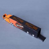  Mô hình xe container Harley Davidson orange Delivery Truck - Design Custom Haulers 35x4.5x6.5cm tỉ lệ 1:64 Maisto 11516 
