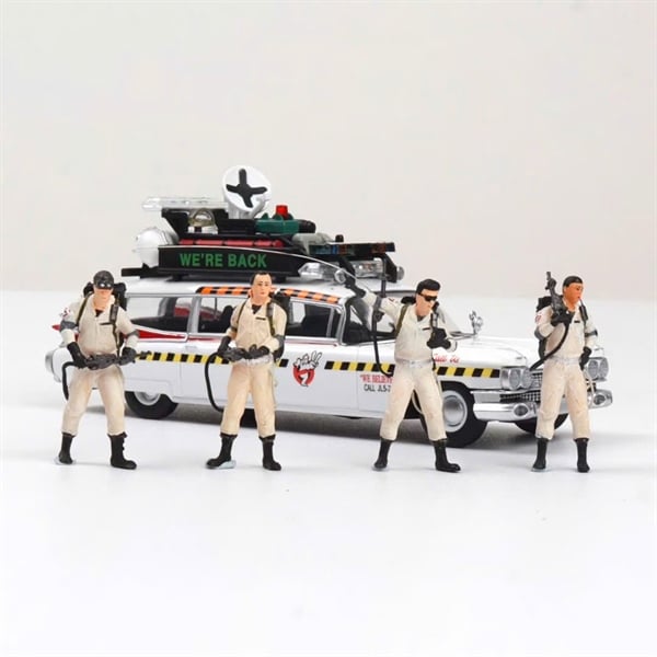  Mô hình set nhân vật 4 Ghostbusters Resin Figurine Model Yellow tỉ lệ 1:64 DBM (DoBaseMicro) MO222180 