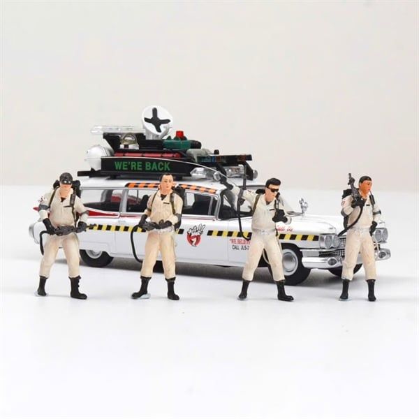  Mô hình set nhân vật 4 Ghostbusters Resin Figurine Model Yellow tỉ lệ 1:64 DBM (DoBaseMicro) MO222180 