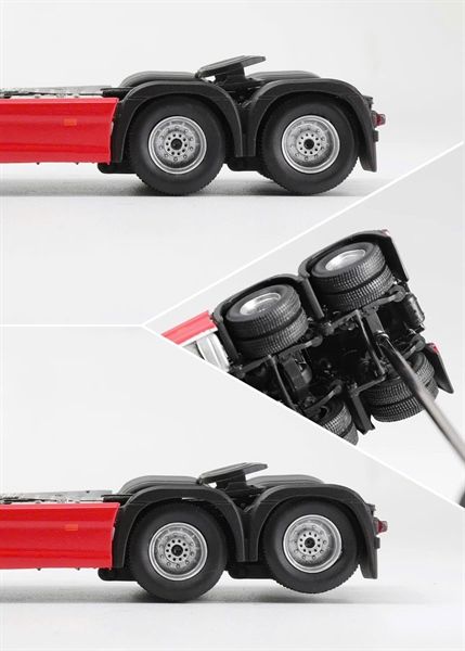  Mô hình xe Mercedes Actros GigaSpace, Sattelzugmaschine & Scalable Trailer tỉ lệ 1:64 GCD OT64500 