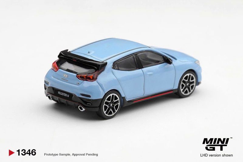  Mô hình xe Hyundai Veloster N Performance Blue tỉ lệ 1:64 MiniGT MGT01346-CH 