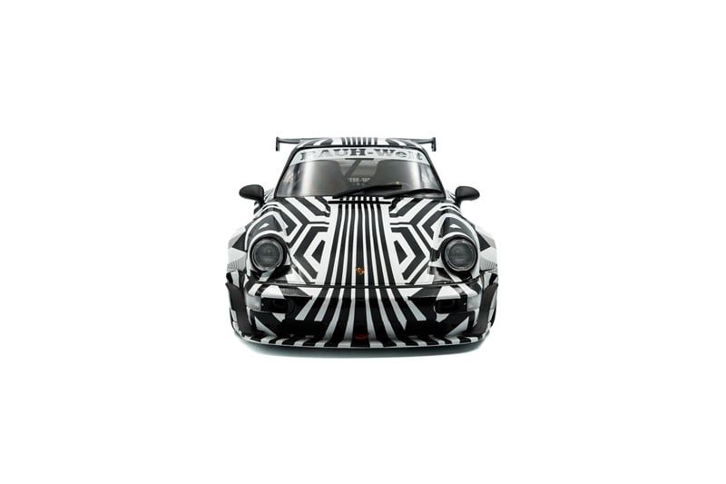  Mô hình xe ô tô Porsche RWB Rauh Welt 964 Body kit The Zebra 2022 tỉ lệ 1:18 Solido model S1807513 
