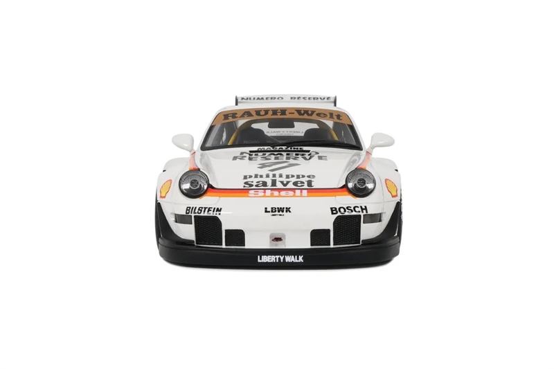  Mô hình xe Porsche 911 993 RWB Bodykit Kato-San White tỉ lệ 1:18 GT-Spirit GT451 
