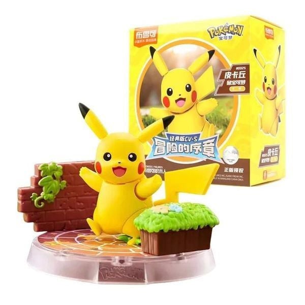  Mô hình lắp ráp Pokemon CV S Prologue of Adventure Pikachu EP01 Blokees 74001 