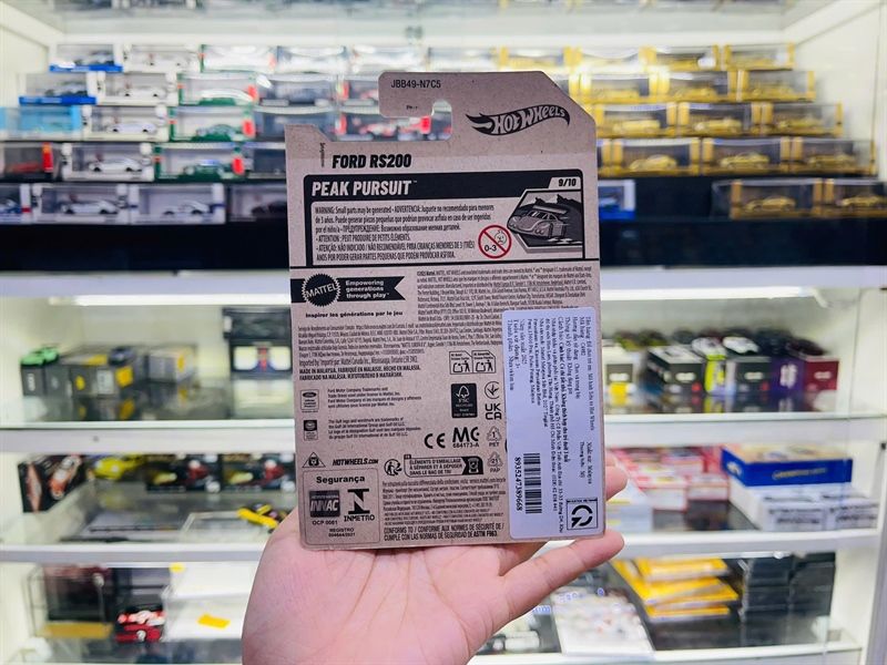  Mô hình xe Ford RS200 Hotwheels kim loại có bản quền chính hãng tỉ lệ 1:64 C4982-FO 