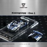  Mô hình xe ô tô Koenigsegg One:1 police SHERIFF mở được nắp máy tỉ lệ 1:64 Timetop TT644816 