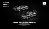  Mô hình xe Darwin Pro 66G WBK Supra A90 - Silver Chrome tỉ lệ 1:64 Pop Race PR640492 