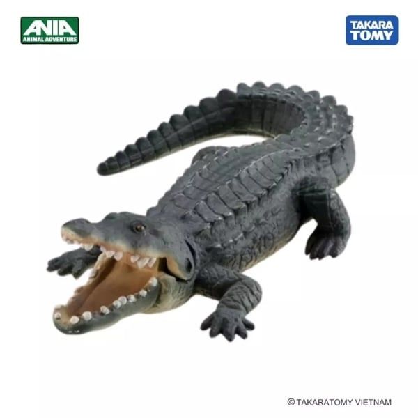  Mô hình động vật cá sấu sông Nile ANIA AS-08 Nile Crocodile Takara Tomy 487982 